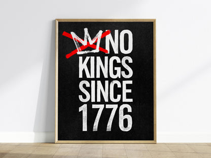 No Kings Poster | Artistic Art Print — view 2