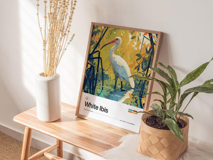 White Ibis Poster | Artistic Art Print — view 6