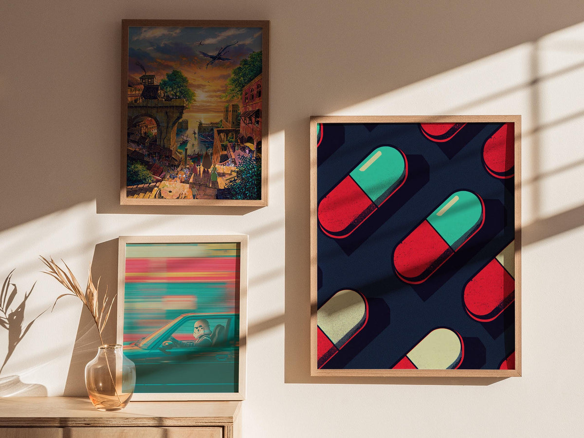 Pop Art Pill Poster | Artistic Art Print — view 4