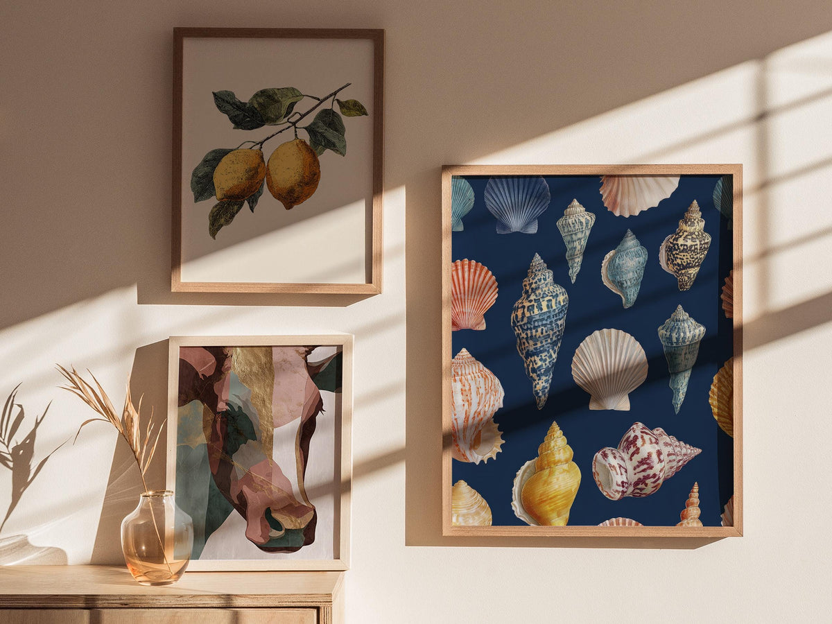 Vintage Sea Shells Poster | Floral and Plants Art Print — view 6