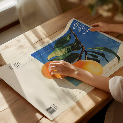 Japanese Citrus Fruit Poster | Artistic Art Print — view 4