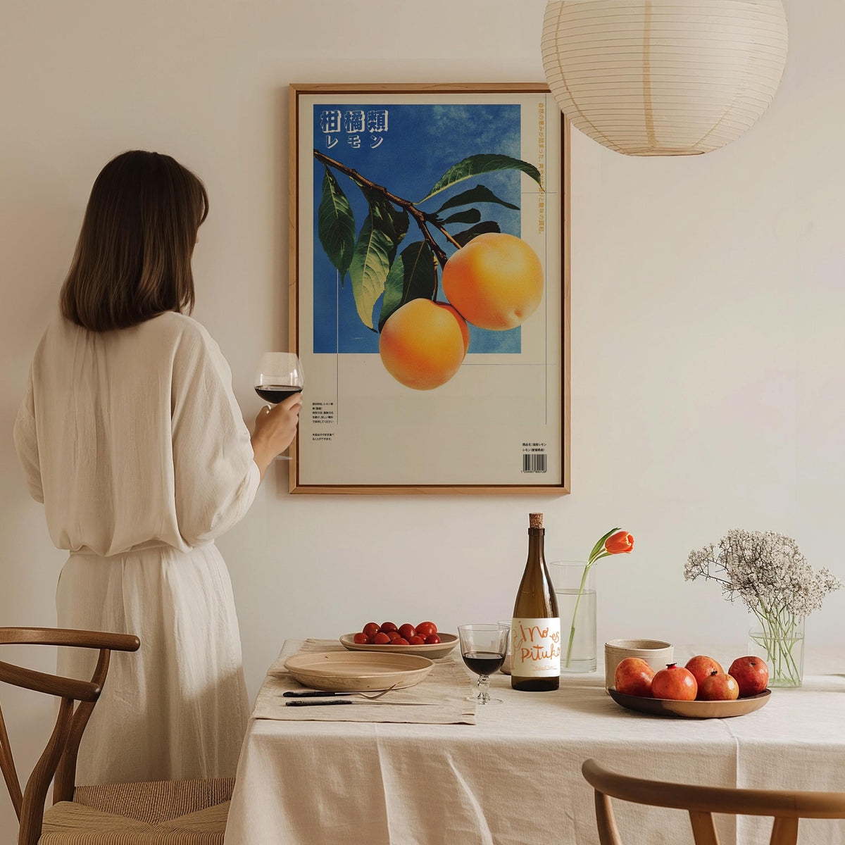 Japanese Citrus Fruit Poster | Artistic Art Print — view 7