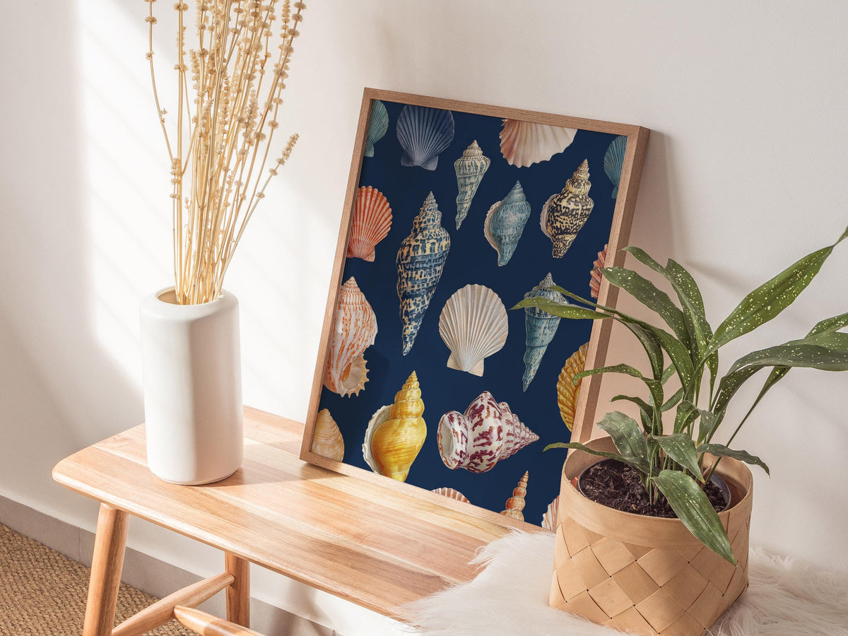 Vintage Sea Shells Poster | Floral and Plants Art Print — view 5
