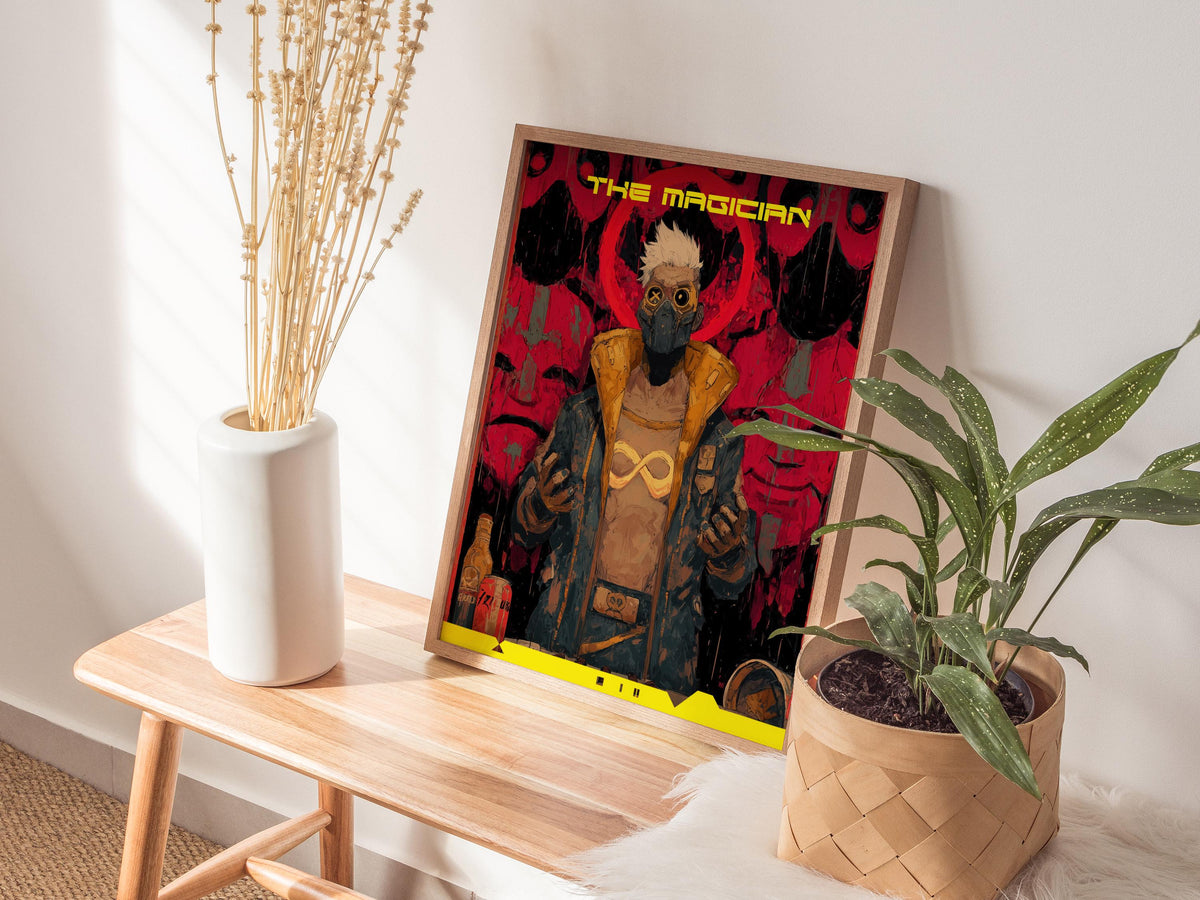 Cyberpunk Tarot: The Magician Poster | Tarot Art Print — view 5