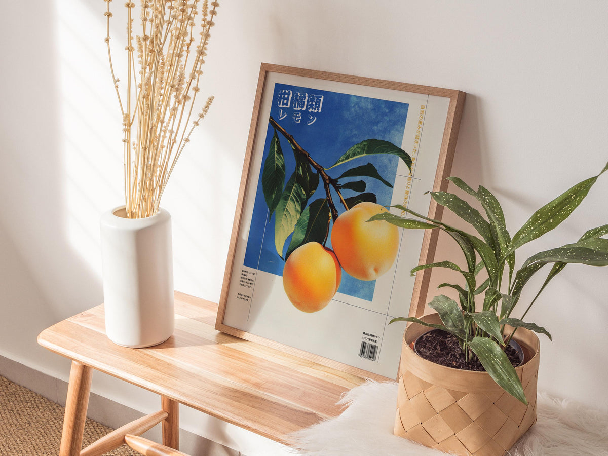 Japanese Citrus Fruit Poster | Artistic Art Print — view 6