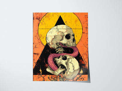 Cyberpunk Tarot Card Poster | Tarot Art Print — view 3