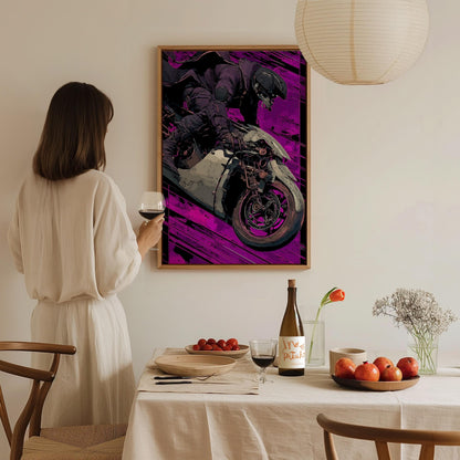 Cyberpunk Tarot: The Chariot Poster | Tarot Art Print — view 7