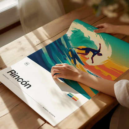 Rincon Puerto Rico Surf Poster | Travel Art Print — view 4