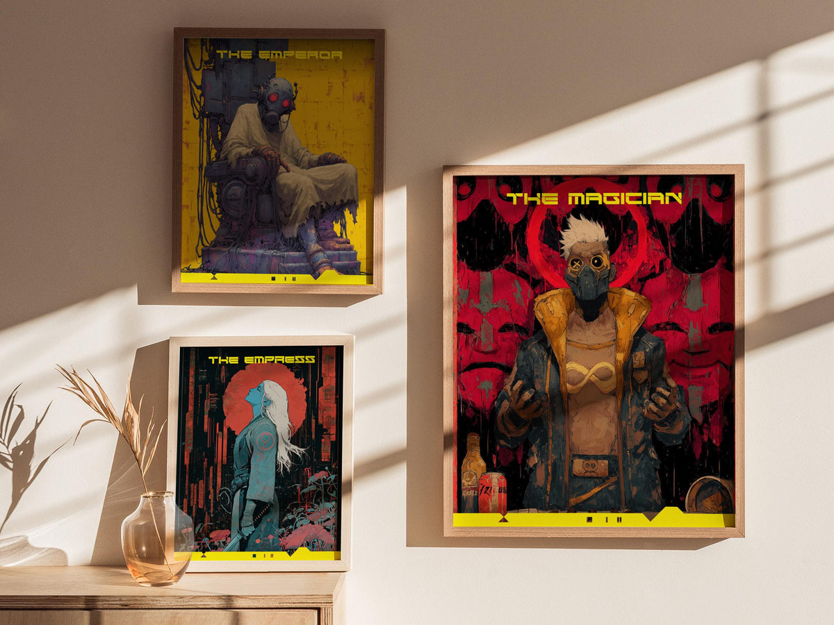Cyberpunk Tarot: The Magician Poster | Tarot Art Print — view 6