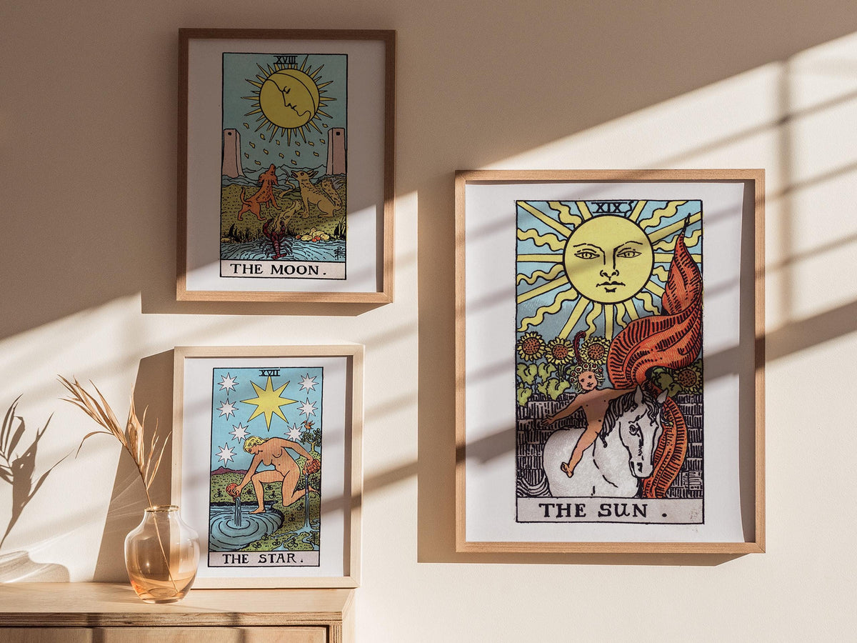 The Sun Tarot Card Poster | Tarot Art Print — view 6