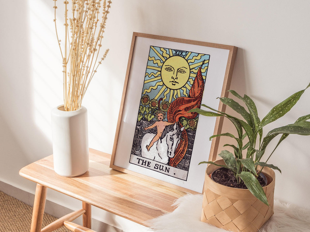The Sun Tarot Card Poster | Tarot Art Print — view 5