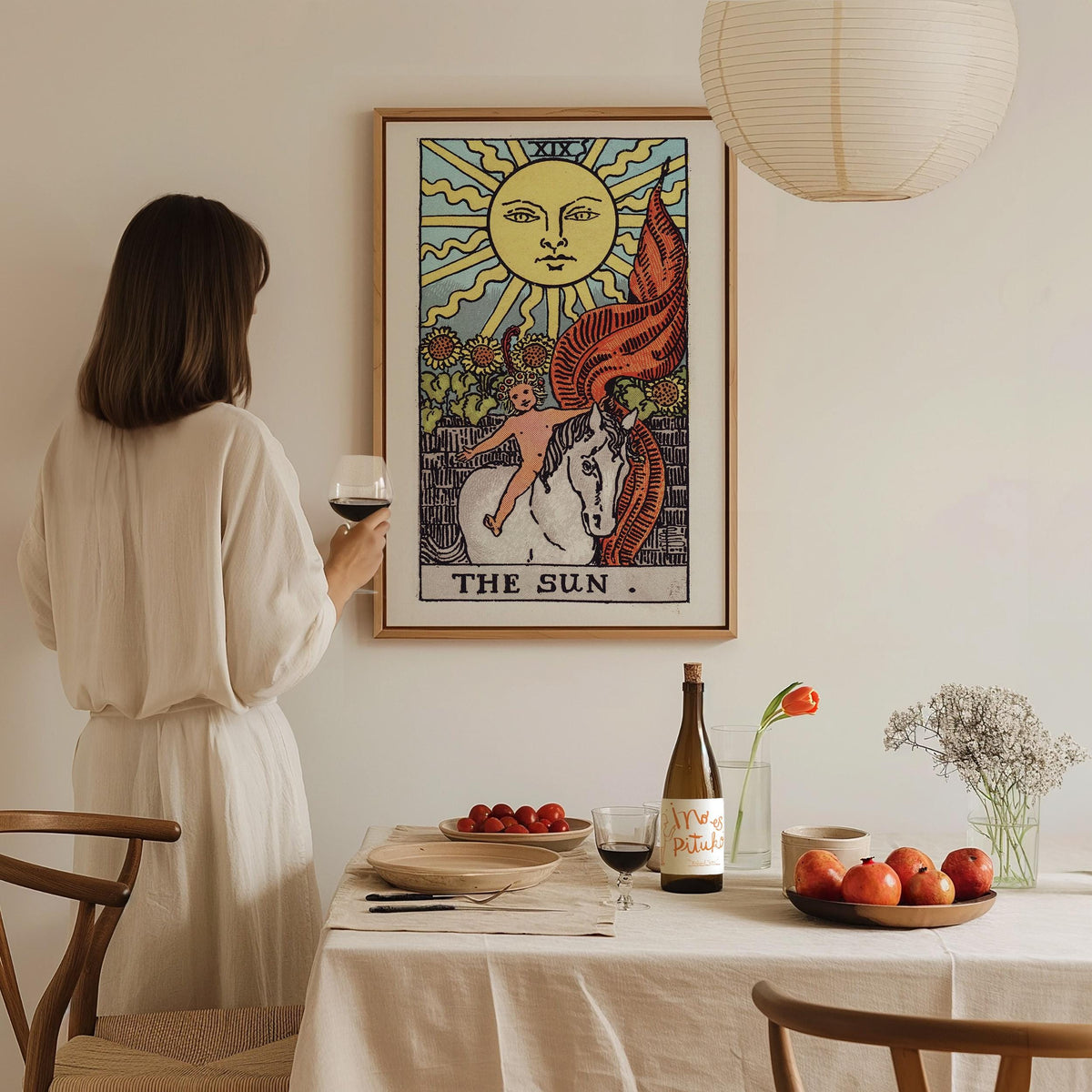The Sun Tarot Card Poster | Tarot Art Print — view 7