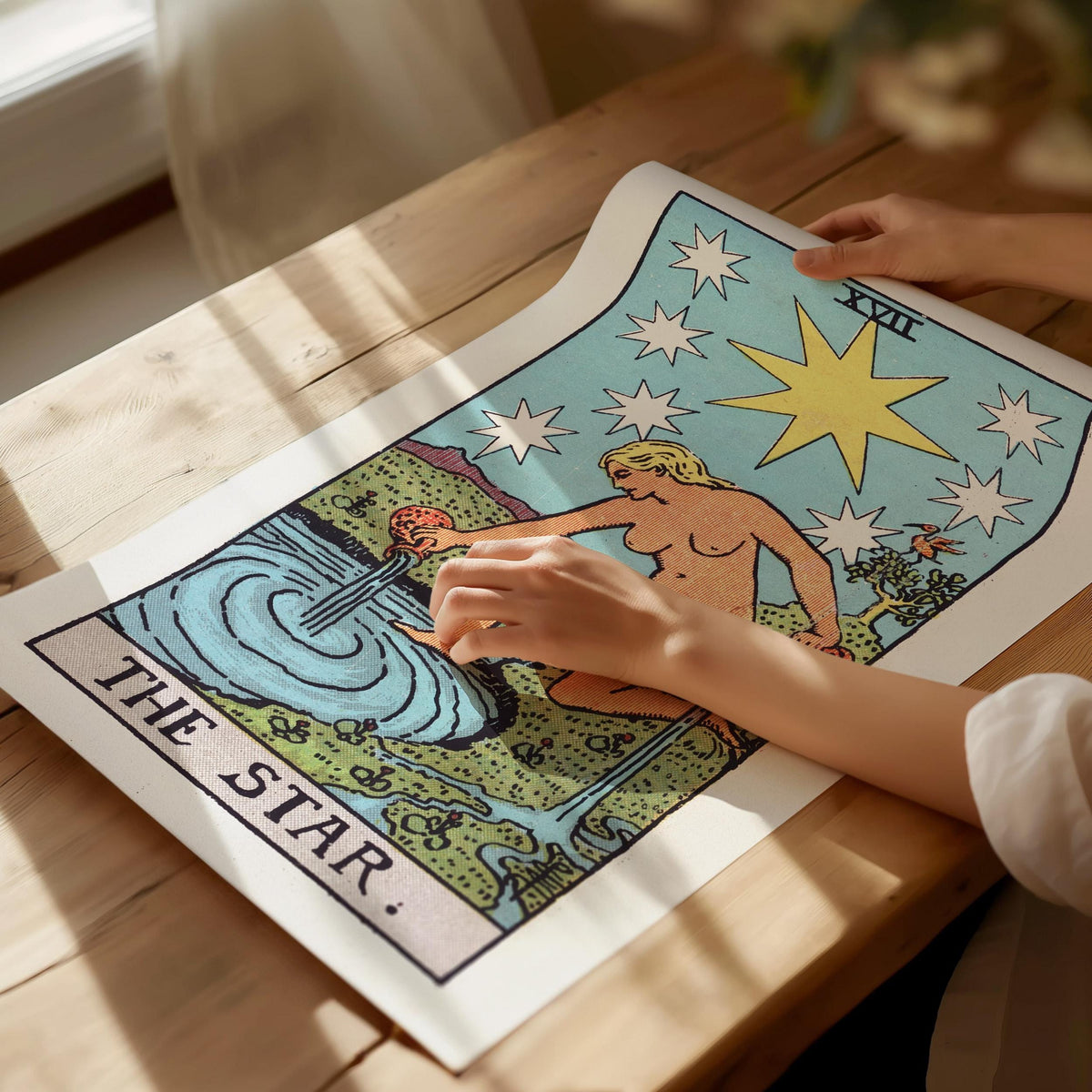 The Star Tarot Card Poster | Tarot Art Print — view 4