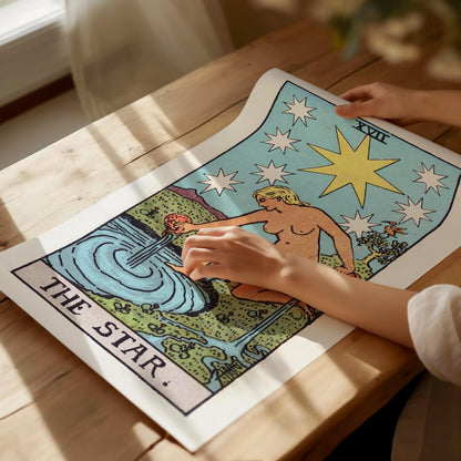 The Star Tarot Card Poster | Tarot Art Print — view 4