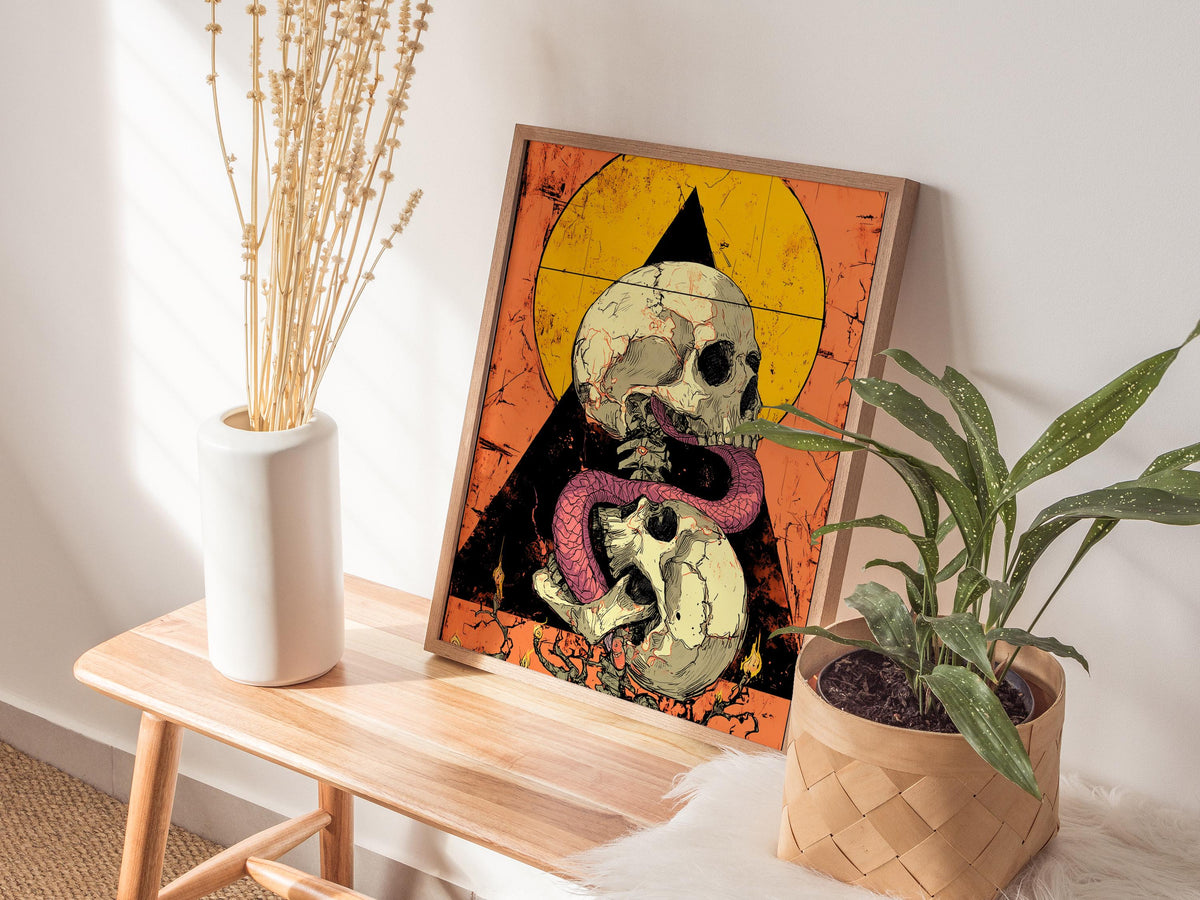Cyberpunk Tarot Card Poster | Tarot Art Print — view 5
