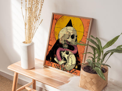 Cyberpunk Tarot Card Poster | Tarot Art Print — view 5