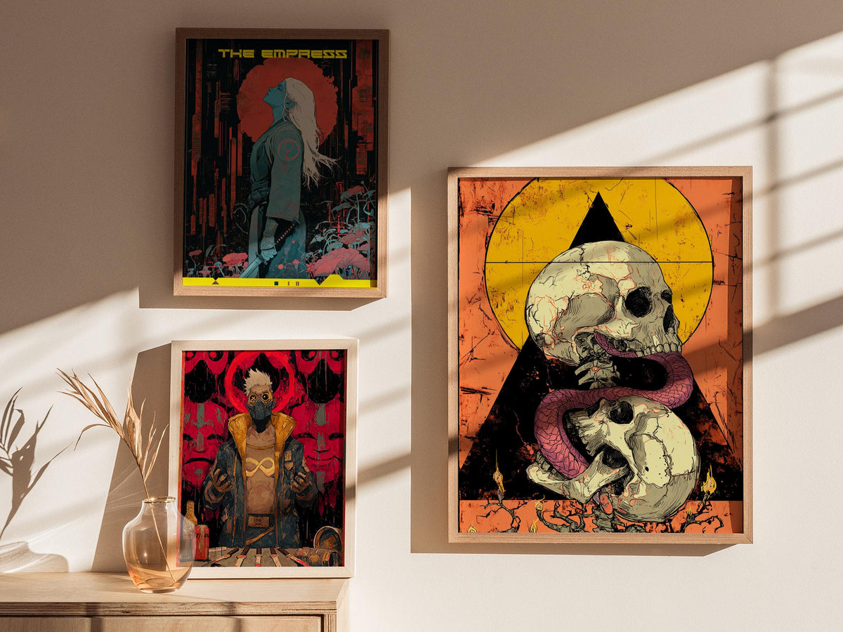 Cyberpunk Tarot Card Poster | Tarot Art Print — view 6