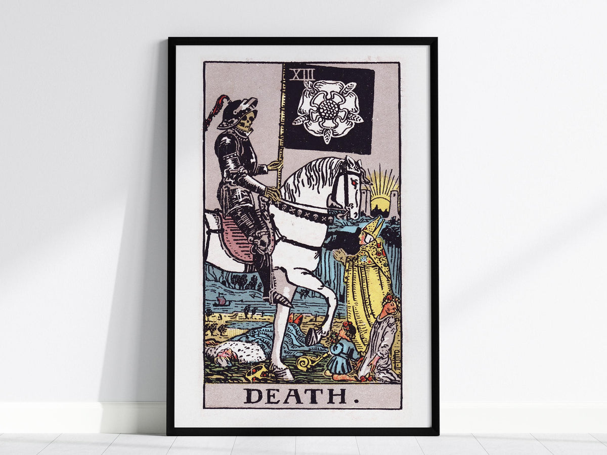 Death Tarot Poster | Tarot Art Print