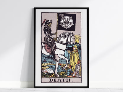 Death Tarot Poster | Tarot Art Print