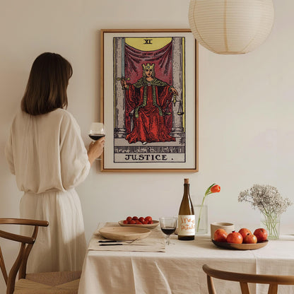 Justice Tarot Poster | Tarot Art Print — view 7