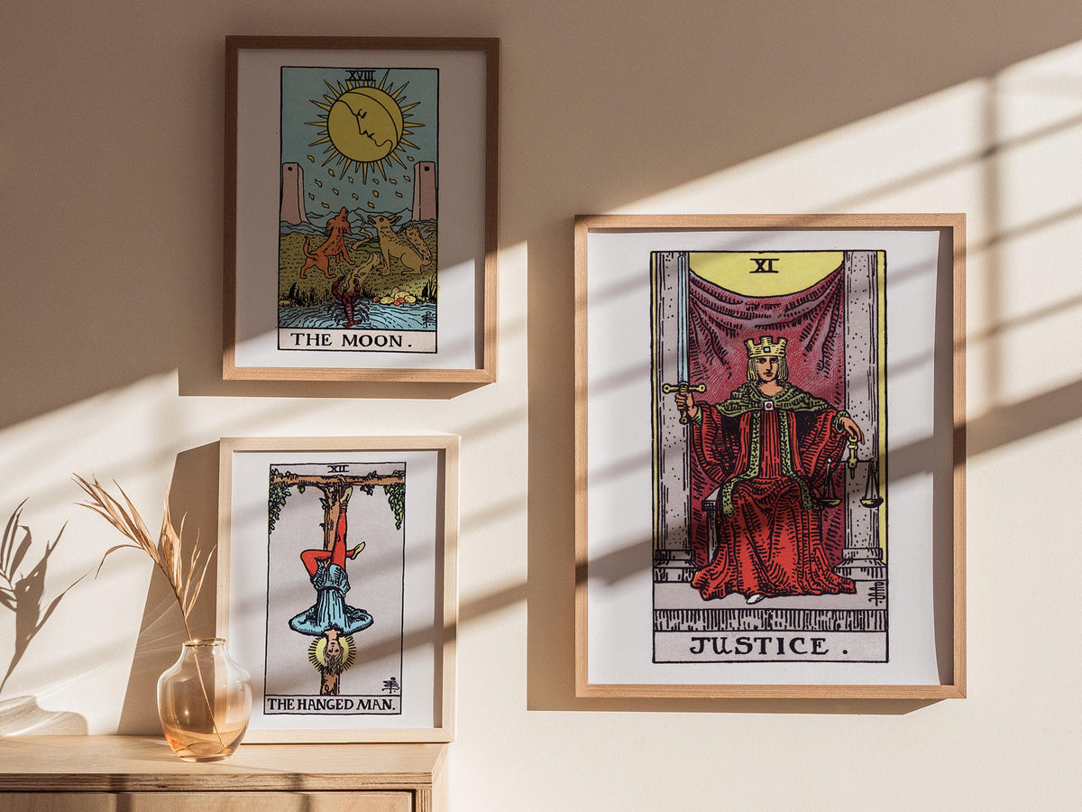 Justice Tarot Poster | Tarot Art Print — view 6