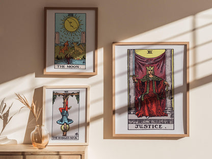 Justice Tarot Poster | Tarot Art Print — view 6