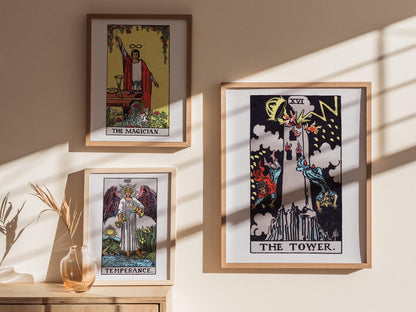 The Tower Tarot Poster | Tarot Art Print — view 6
