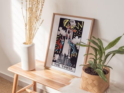 The Tower Tarot Poster | Tarot Art Print — view 5