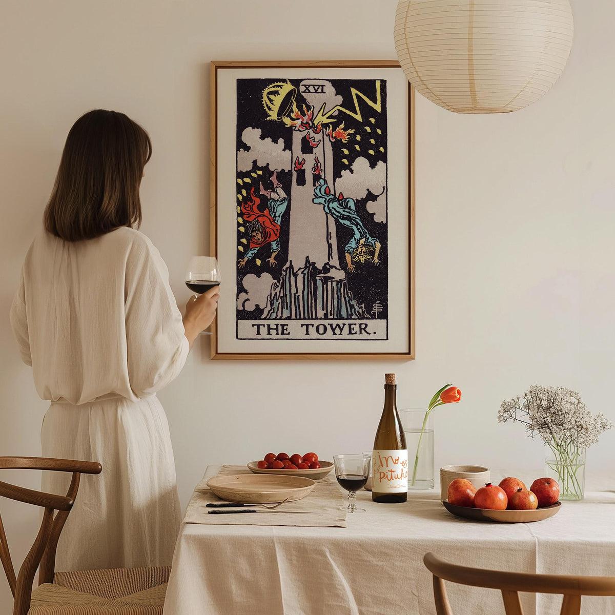 The Tower Tarot Poster | Tarot Art Print — view 7