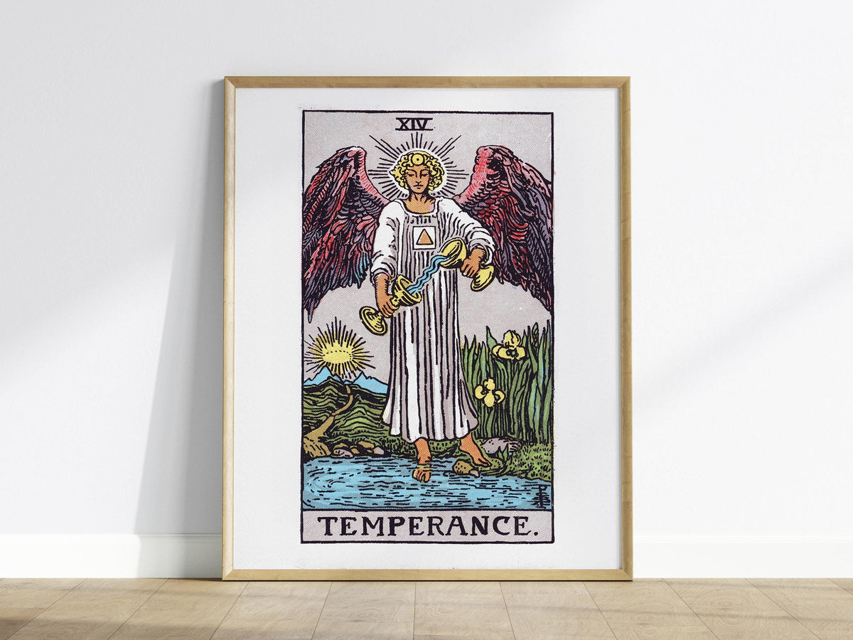 Temperance Tarot Poster | Tarot Art Print — view 2