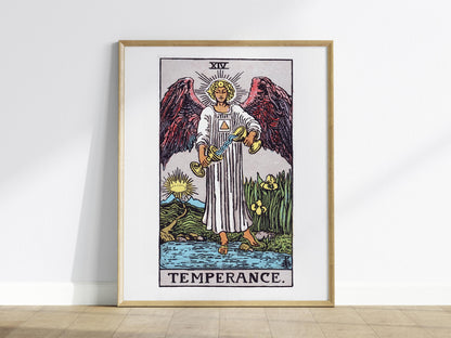 Temperance Tarot Poster | Tarot Art Print — view 2