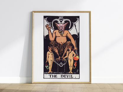 The Devil Tarot Poster | Tarot Art Print — view 2