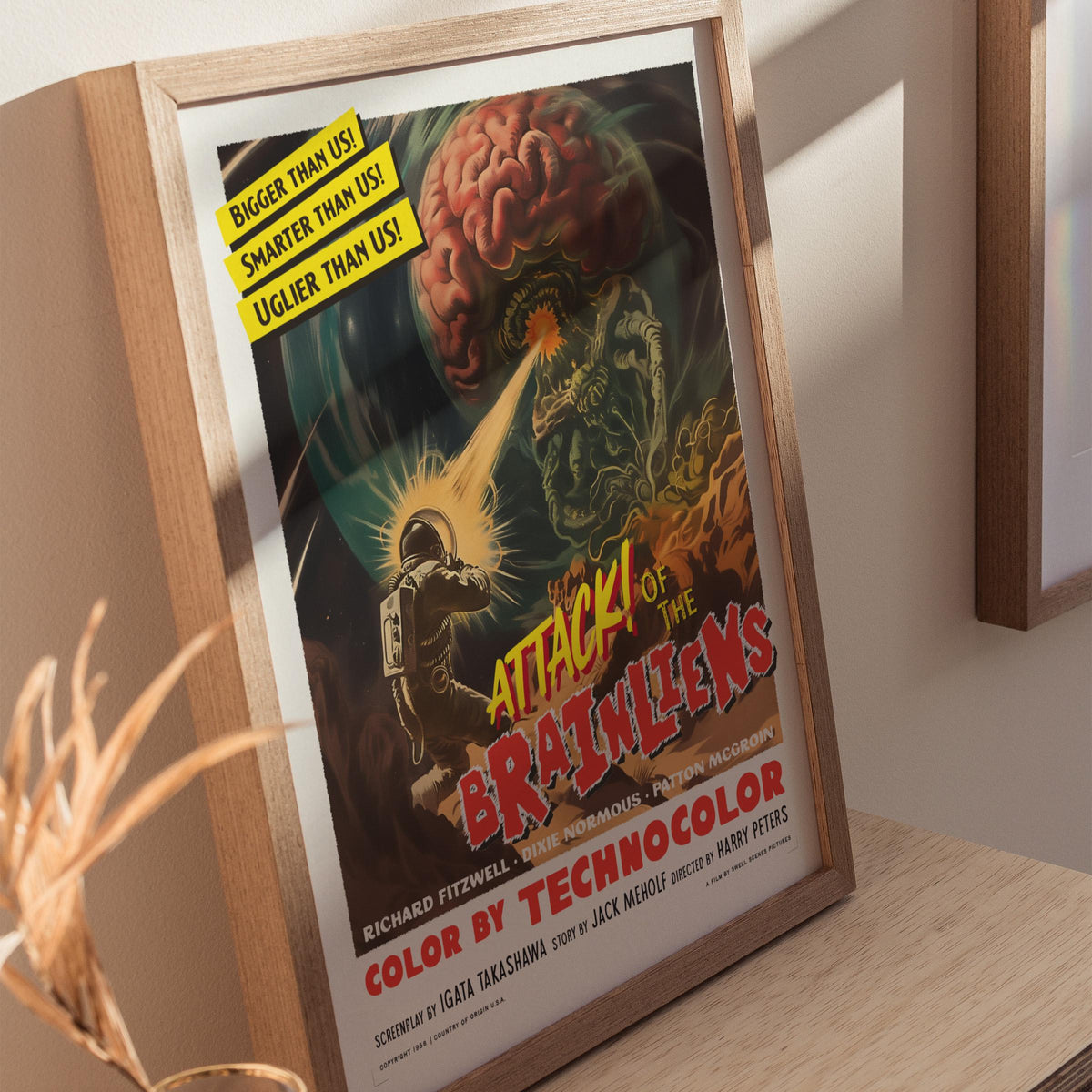 Vintage Science Fiction Movie Film Poster | Artistic Art Print — view 6