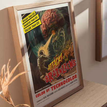 Vintage Science Fiction Movie Film Poster | Artistic Art Print — view 6