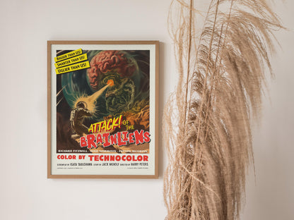 Vintage Science Fiction Movie Film Poster | Artistic Art Print — view 5