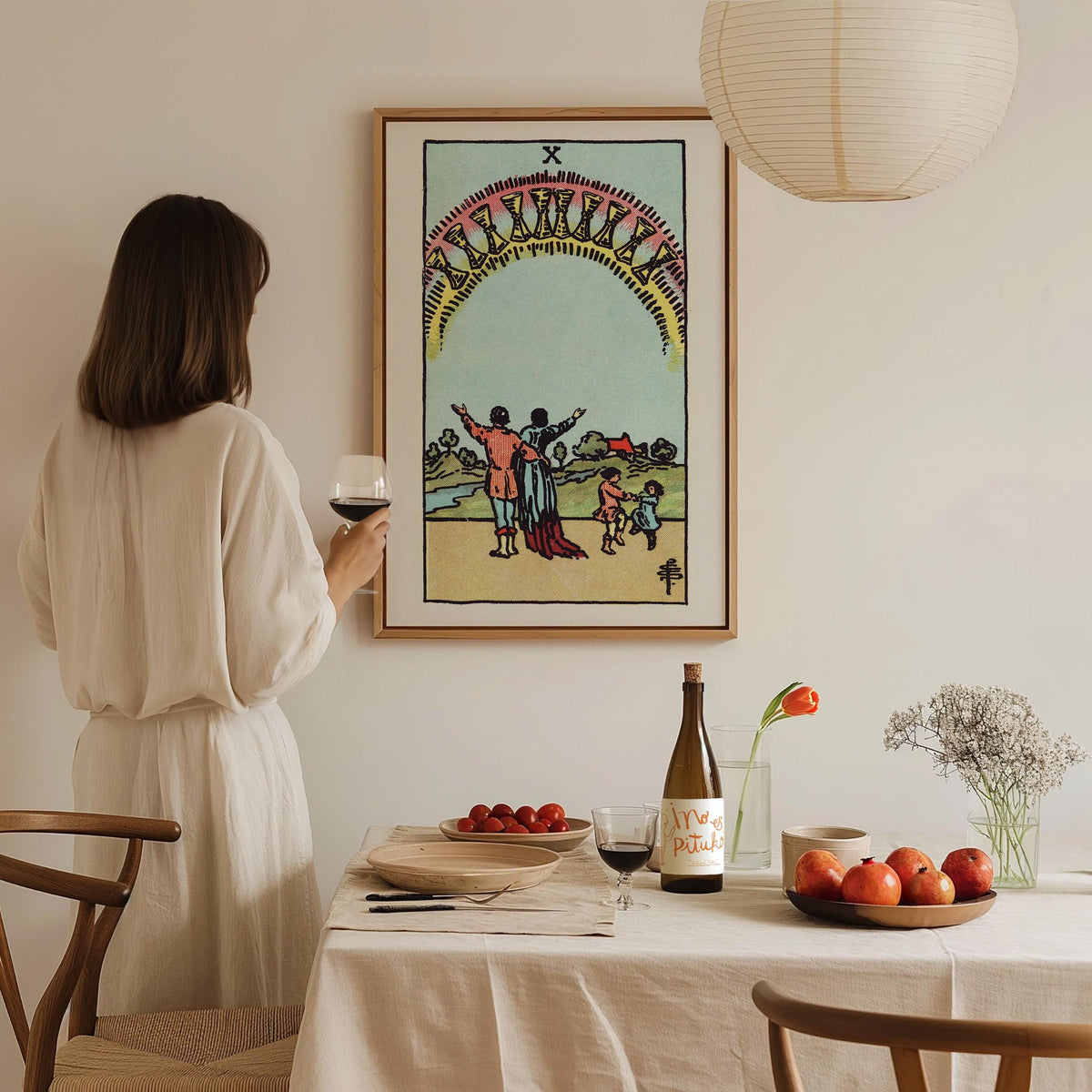 Ten of Cups Tarot Poster | Tarot Art Print — view 7