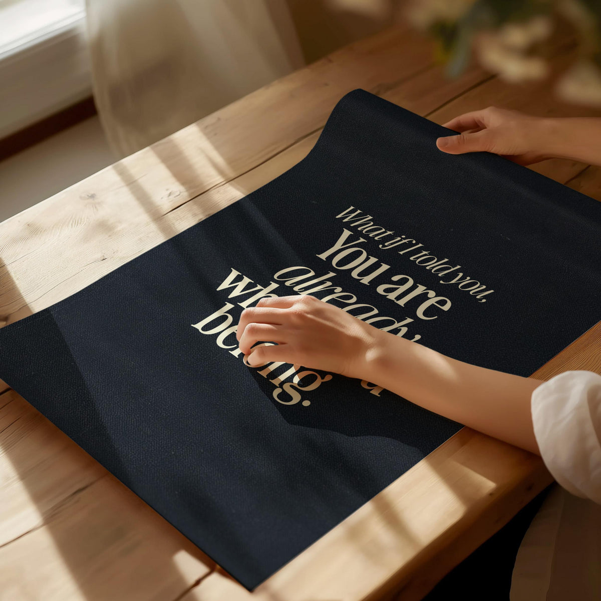 Motivational Typography Poster | Typography Art Print — view 4