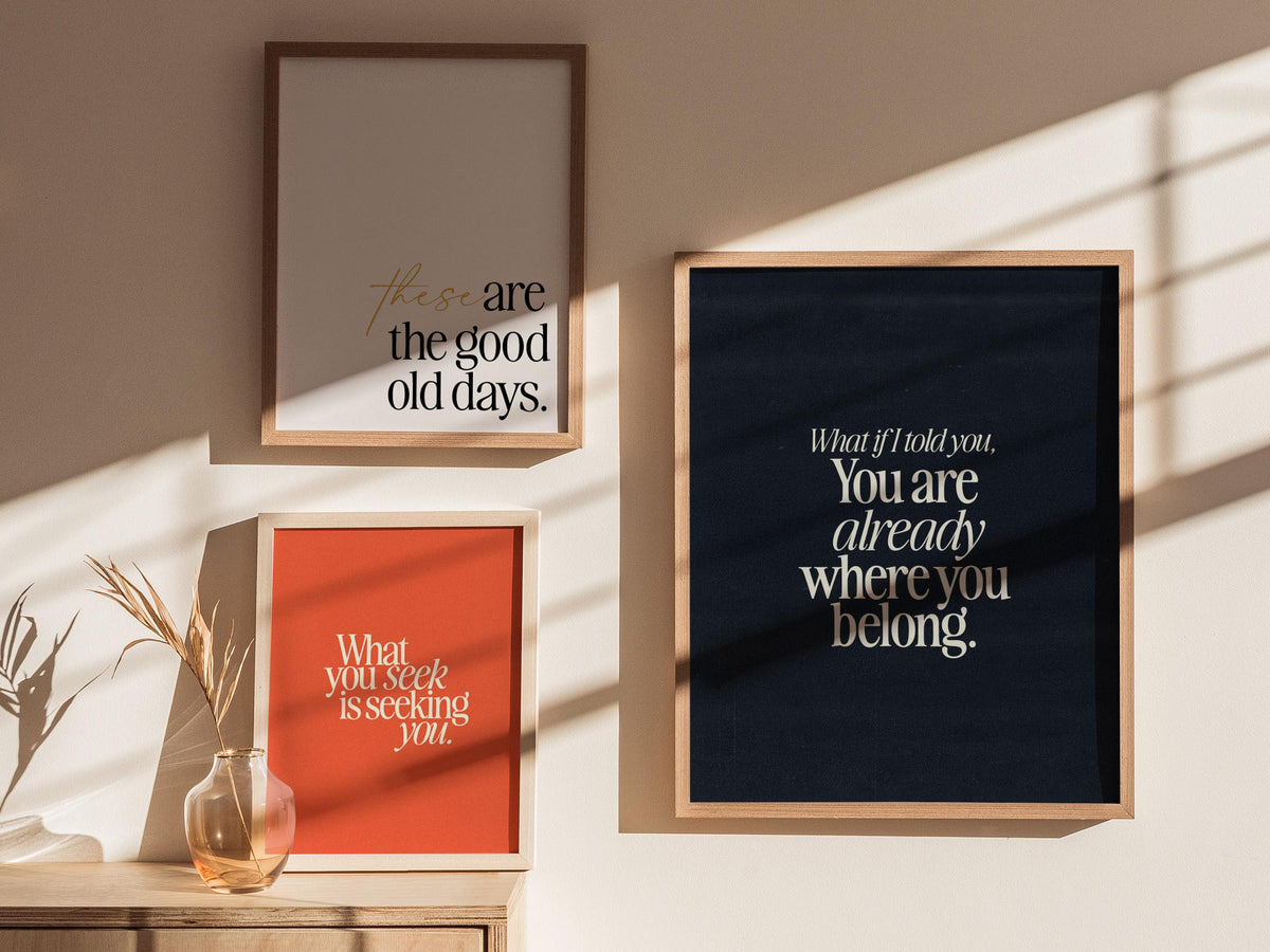 Motivational Typography Poster | Typography Art Print — view 6