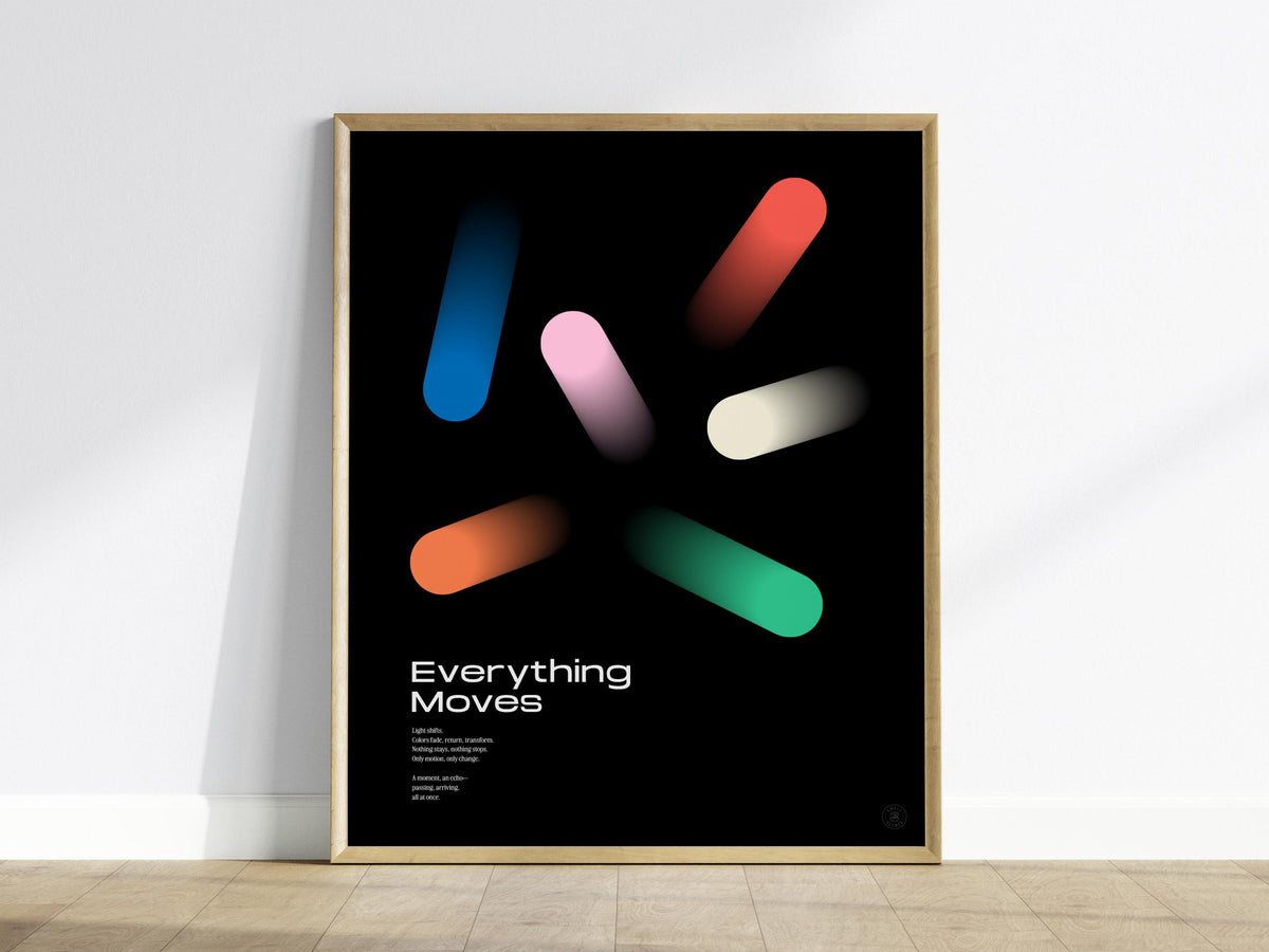 Minimalist Abstract Modern Design Art Poster | Typography Art Print — view 2