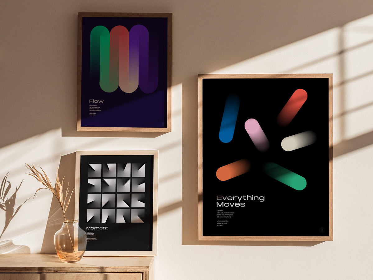 Minimalist Abstract Modern Design Art Poster | Typography Art Print — view 4