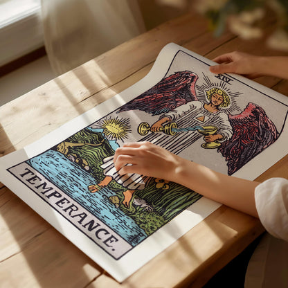 Temperance Tarot Poster | Tarot Art Print — view 4