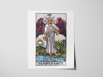 Temperance Tarot Poster | Tarot Art Print — view 3