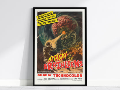 Vintage Science Fiction Movie Film Poster | Artistic Art Print