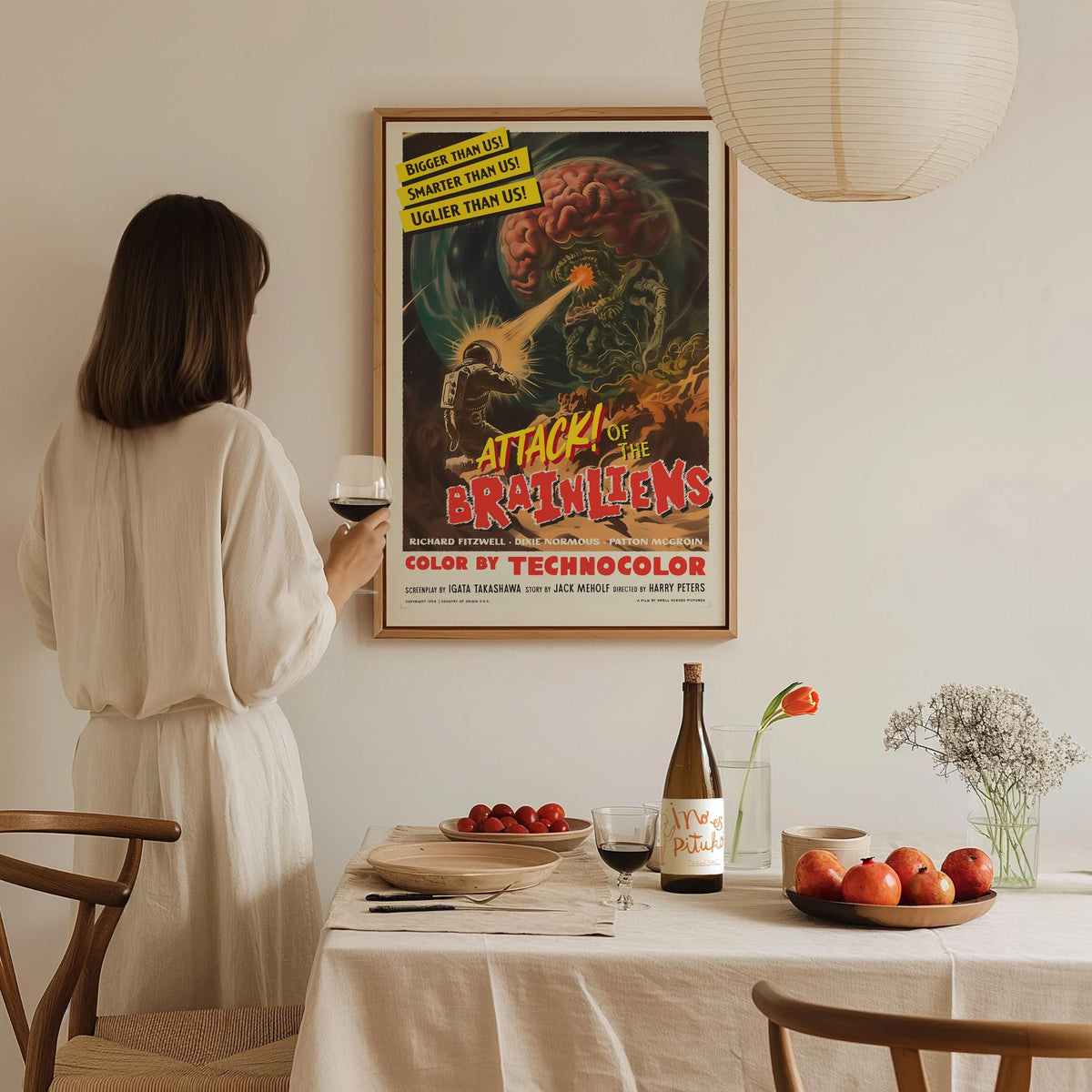 Vintage Science Fiction Movie Film Poster | Artistic Art Print — view 8