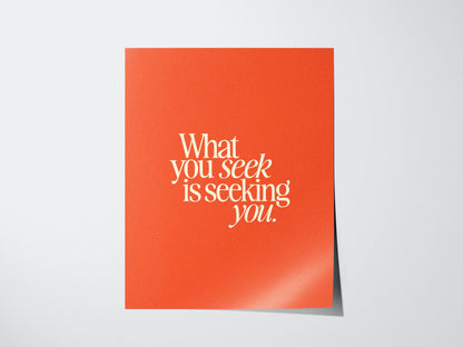 Inspirational Quote Poster | Typography Art Print — view 3