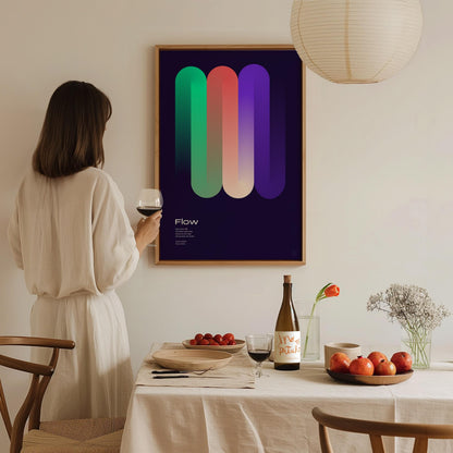 Abstract Gradient Poster | Typography Art Print — view 7