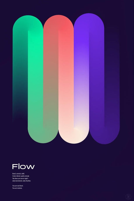 Abstract Gradient Poster