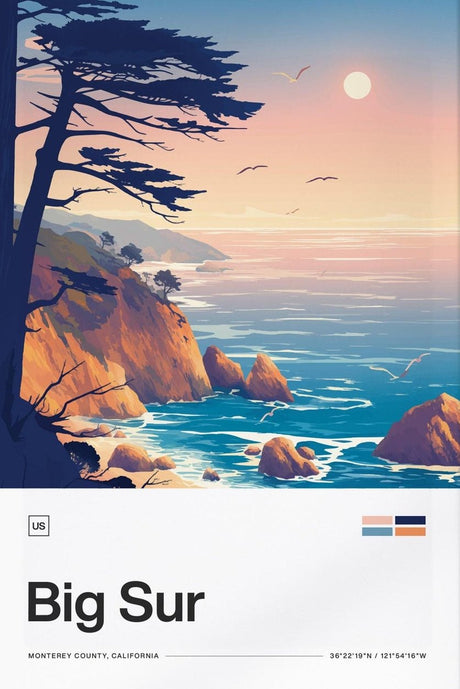 Big Sur California Poster