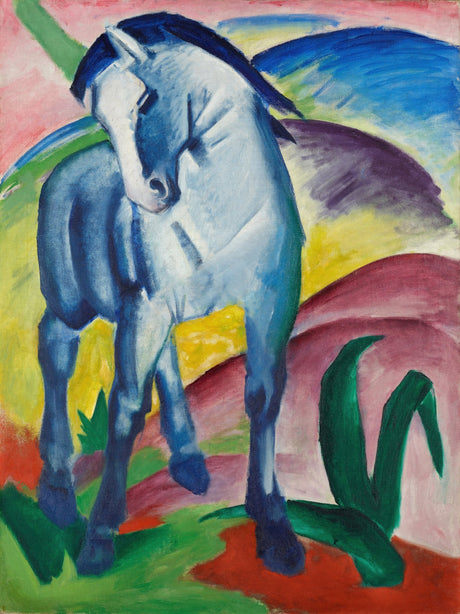 Blue Horse I - Franz Marc Poster