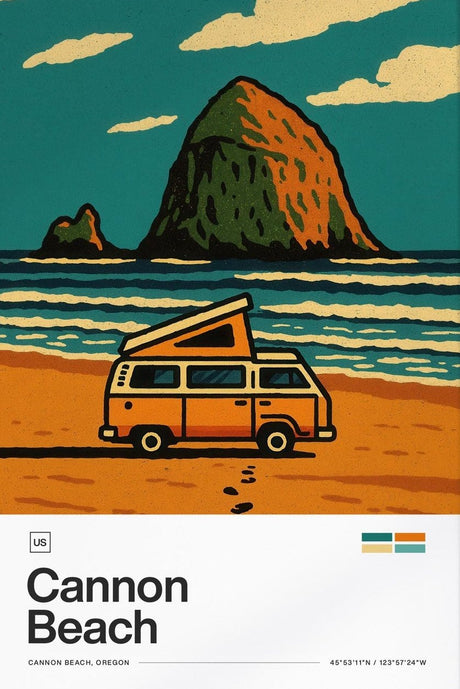 Cannon Beach Oregon Poster